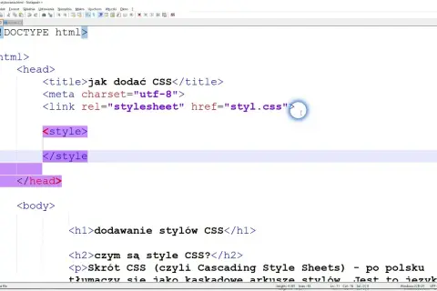Jak połączyć CSS z HTML? 3 metody, błędy i najlepsze praktyki