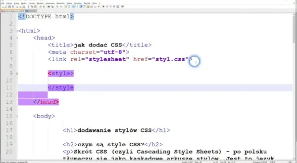 Jak połączyć CSS z HTML? 3 metody, błędy i najlepsze praktyki