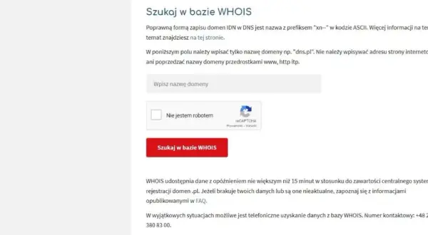 Jak sprawdzić właściciela domeny? WHOIS, RODO i alternatywy