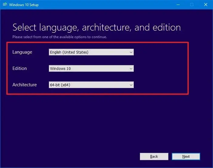Microsoft Media Creation Tool Windows 10