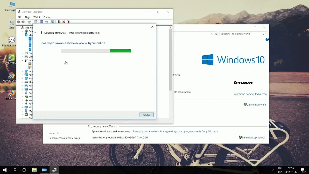 Windows 10 aktualizacja sterowników