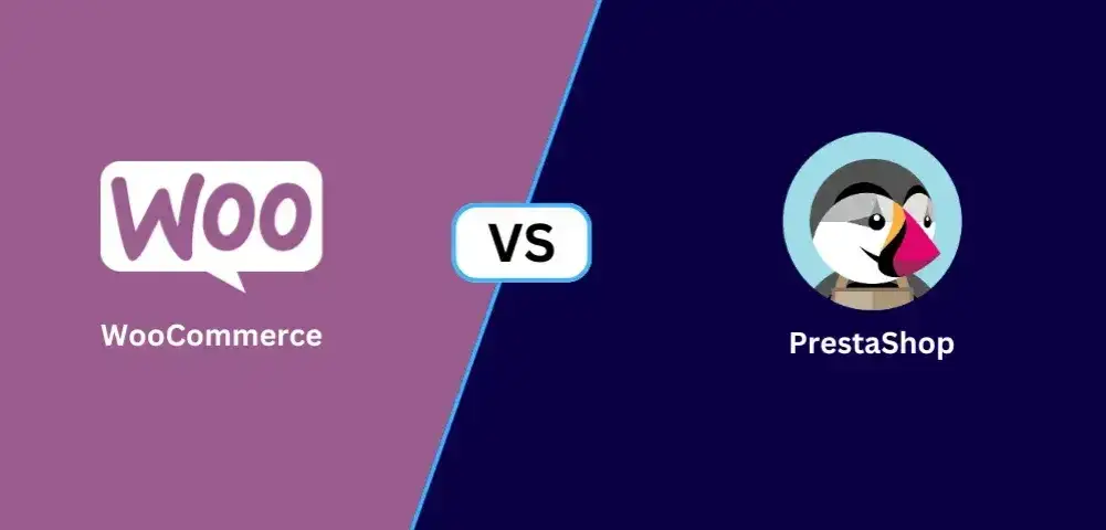 Logotypy platform Open Source e-commerce: WooCommerce, PrestaShop
