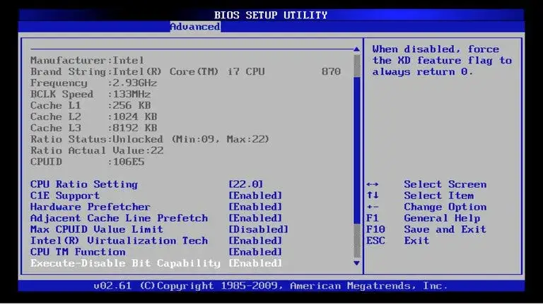 Interfejs UEFI BIOS płyty głównej