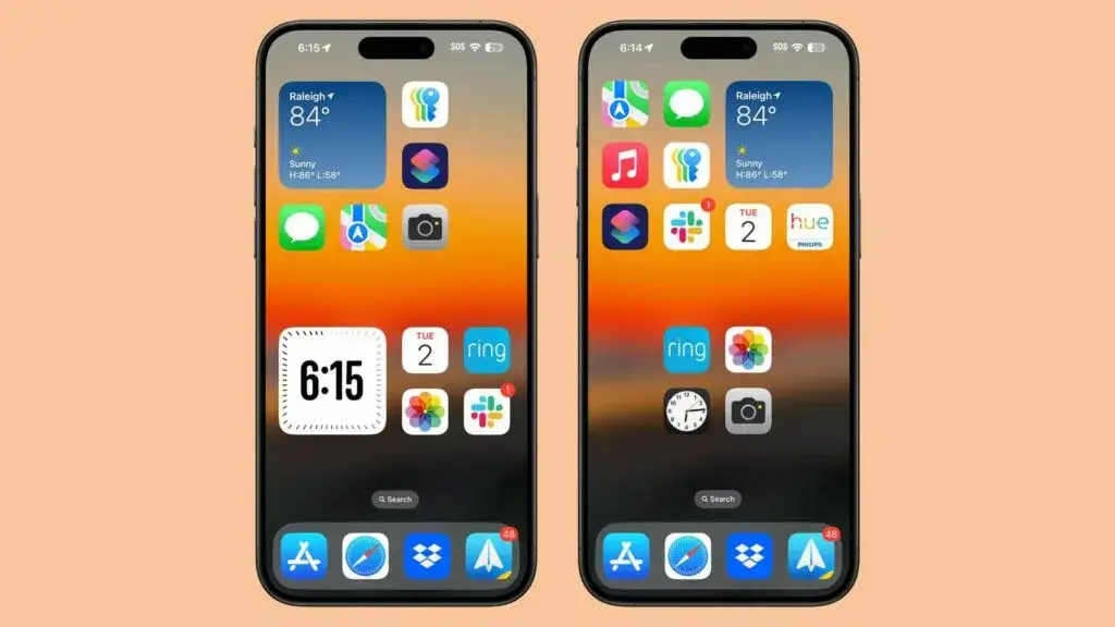 nowy ekran gł&oacute;wny iOS 18