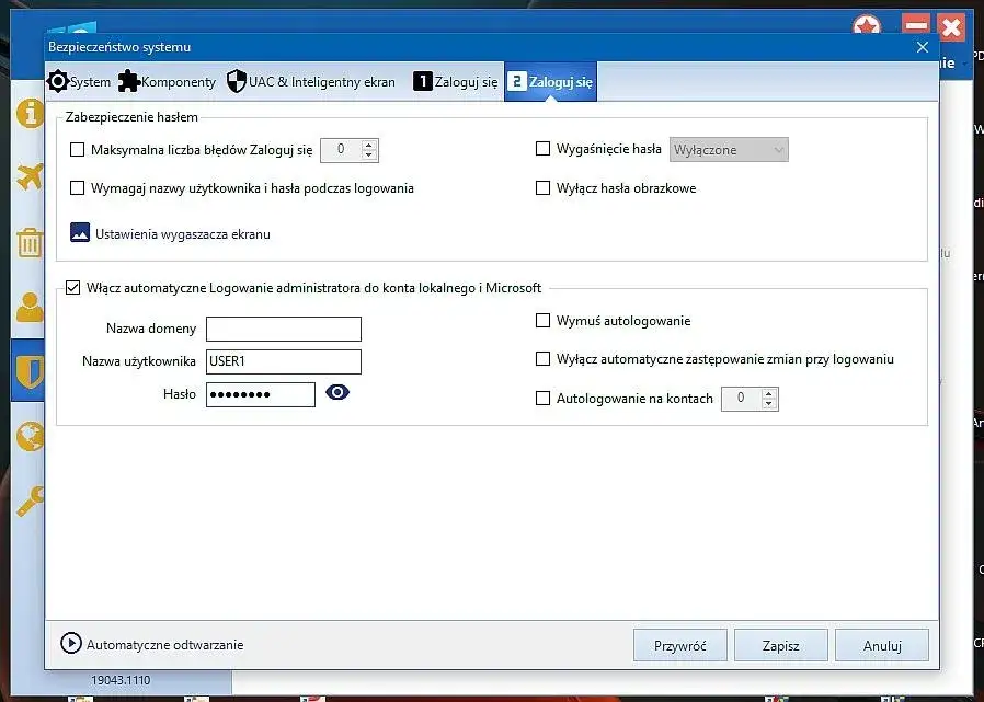 netplwiz automatyczne logowanie Windows 10 11