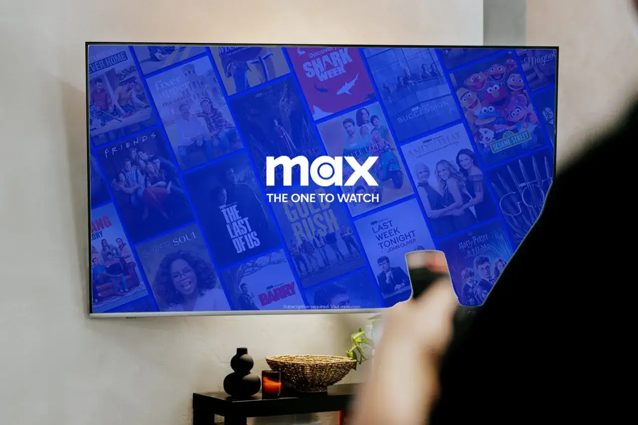 Ekran logowania Max na telewizorze